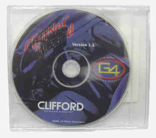 Clifford 905255 Cliffnet Wizard G4 Pro CD ROM Auto Security System